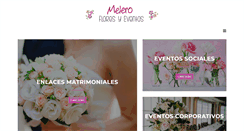 Desktop Screenshot of melerofloristas.com